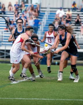 The Creekside Knights compete against the Bartram Trail Bears in a girls lacrosse match at Bartram on Tuesday, April 4, 2017. (Christina Kelso/ The St. Augustine Record)